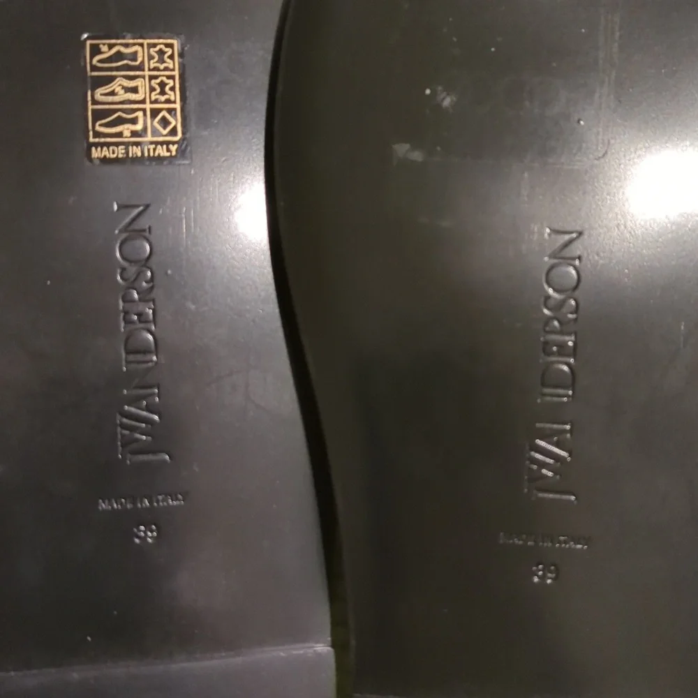 JW Anderson NWOB Anchor Logo Flat Sandals size EU 39/US 9